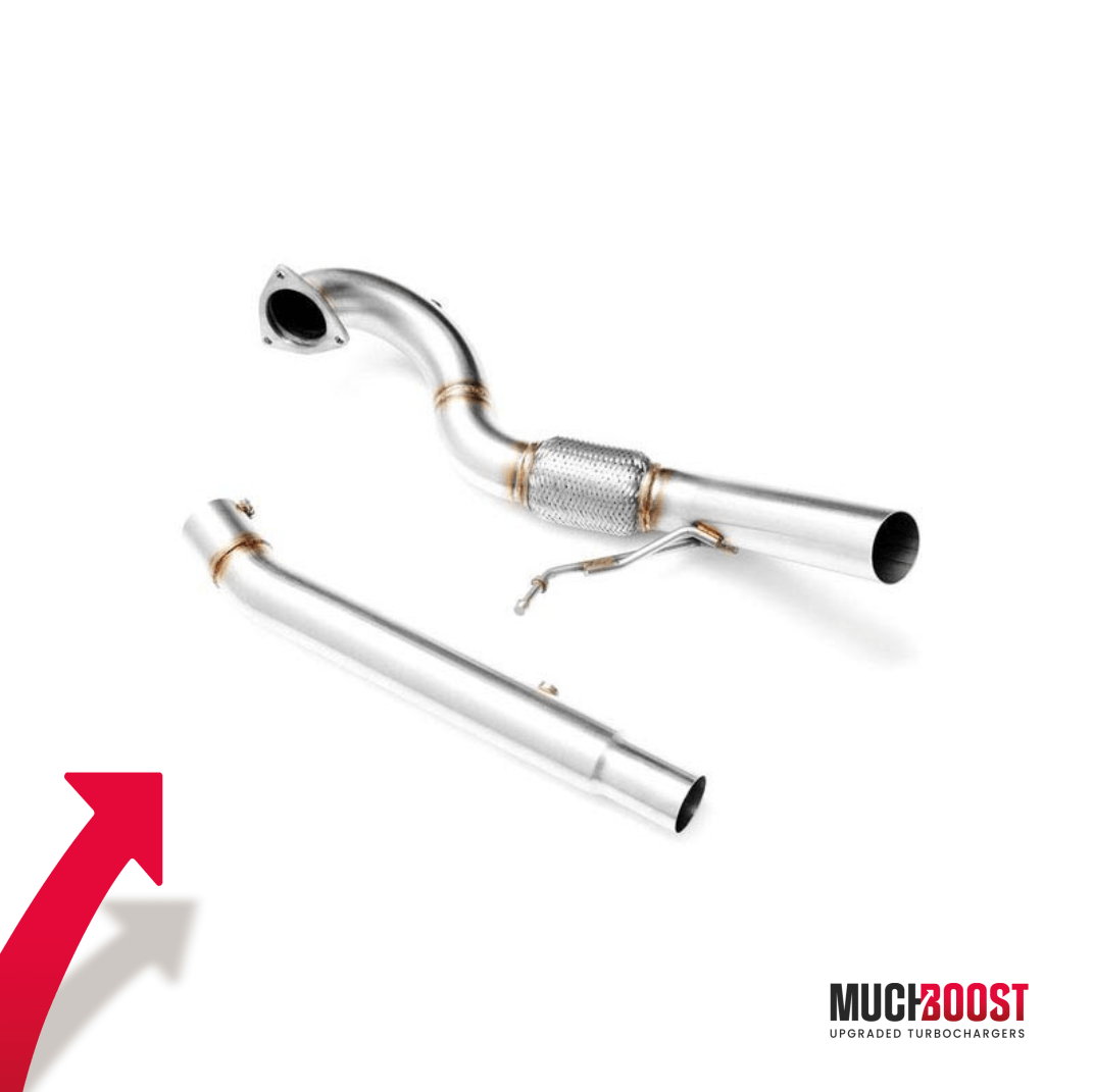 1.8T De-Cat Downpipe KKK K03 for Audi A3 8L, VW Golf MK4, Seat Leon I, Skoda Octavia I - Image 2
