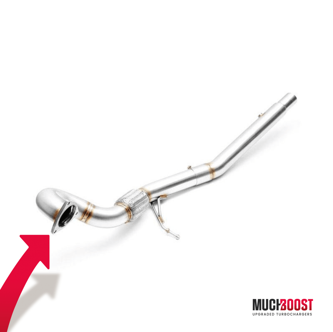 1.8T De-Cat Downpipe KKK K03 for Audi A3 8L, VW Golf MK4, Seat Leon I, Skoda Octavia I - Image 3