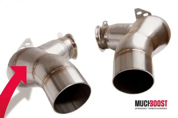 BMW M5 F10 De-Cat/Race Cat Downpipe M6 F06/12/13 - Image 2