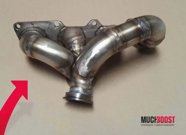 EA111 1.4TSI Tubular Manifold for VW Scirocco, VW Golf, Seat Ibiza V-Band GT28 - Image 4