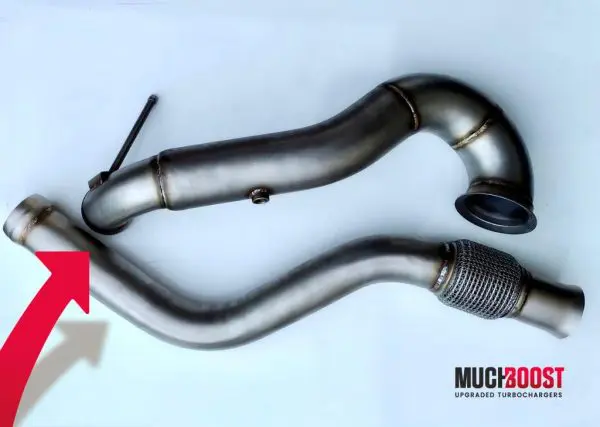 M133 De-Cat Downpipe Mercedes AMG A45 CLA45 GLA45 W176 2.0T