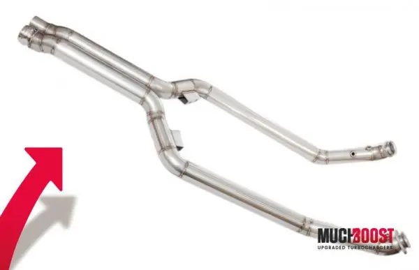 M157 Mercedes-AMG De-Cat/Race Cat Downpipe ML/GLE 63 W166, GL/GLS 63 X166