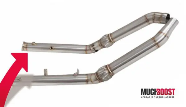 M276 Mercedes-Benz De-Cat/Sport-Cat Downpipe ML/GLE 400/450 W166, GL/GLS 400/450 X166