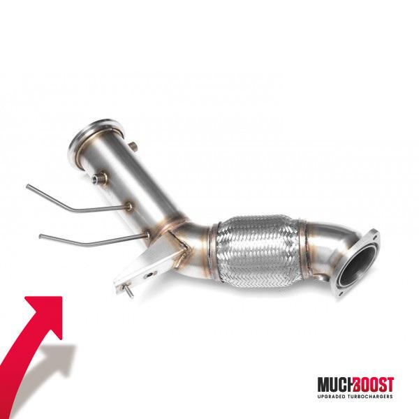 N57S BMW De-Cat Downpipe M550d F10, F11 BMW 750d F01, F02 N57S - Image 2