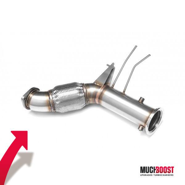 N57S BMW De-Cat Downpipe M550d F10, F11 BMW 750d F01, F02 N57S - Image 3
