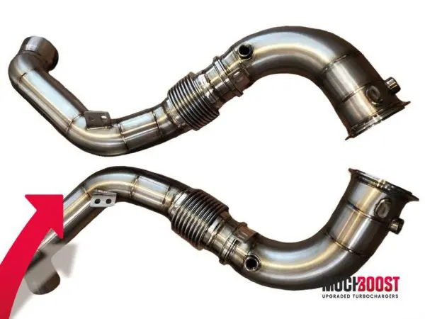 S63 BMW Downpipe De-Cat/Sport-Cat M5 F90, BMW M5 Competition F90