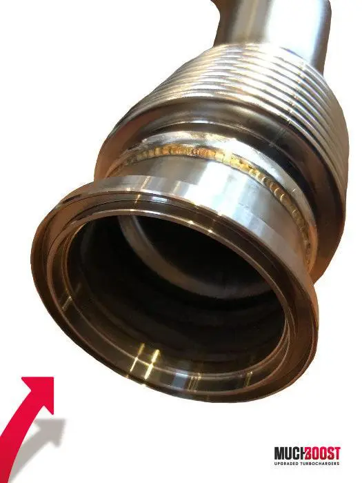 S63 BMW Downpipe De-Cat/Sport-Cat M5 F90, BMW M5 Competition F90 - Image 4