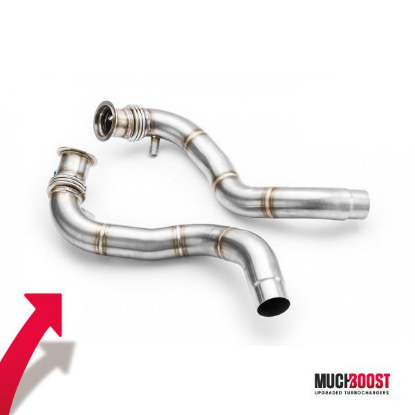 S63 De-Cat Downpipe BMW 550i, 650i, 750i, X5, X6 F86 XDRIVE