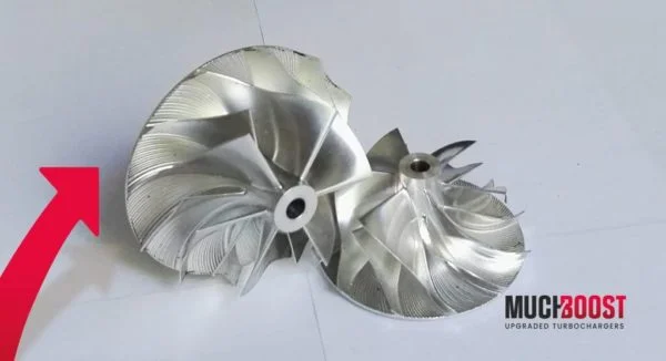 Billet Wheel GTB1756VK Hybrid Turbo Upgrade vacuum converted with a welded 1.9/2.0 TDI Manifold - Image 2