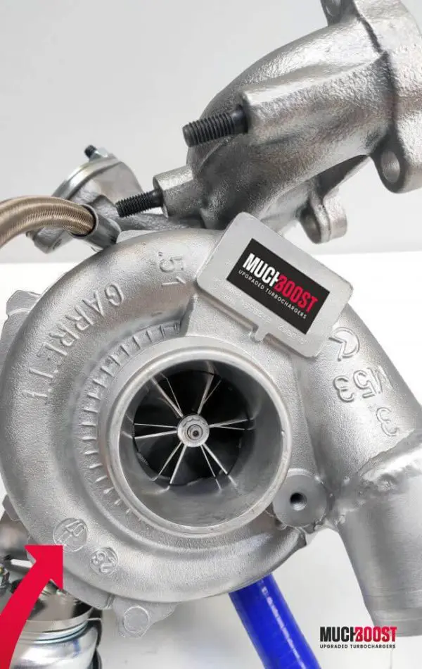 1.9TDI GTB2056VK Big Turbo Hybrid Turbo Upgrade vacuum converted with a welded 1.9/2.0 TDI Manifold - Image 2