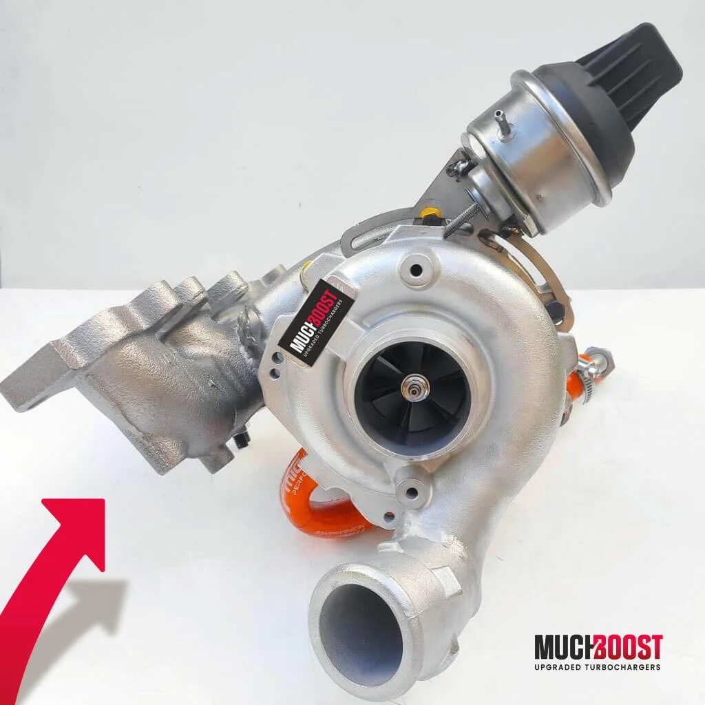 Billet Wheel GTB2260VK BigTurbo Upgrade TDI vacuum converted with a welded 1.9/2.0 TDI Manifold - Image 4