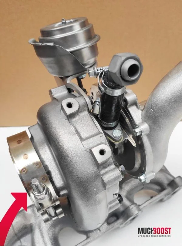 Billet Wheel GTB2265VK Hybrid Turbo Upgrade vacuum converted with a welded 1.9/2.0 TDI Manifold - Image 3