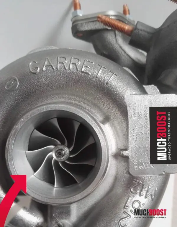 Billet Wheel GTB2265VKLR Ceramic Ball Bearing Hybrid Turbo Upgrade vacuum converted with a welded 1.9/2.0 TDI Manifold - Image 2