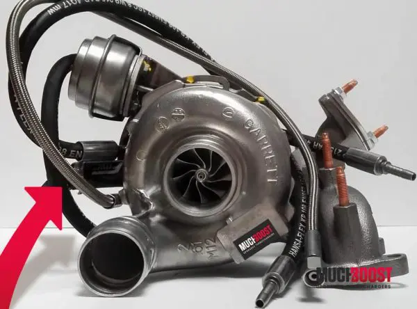 Billet Wheel GTB2265VKLR Ceramic Ball Bearing Hybrid Turbo Upgrade vacuum converted with a welded 1.9/2.0 TDI Manifold