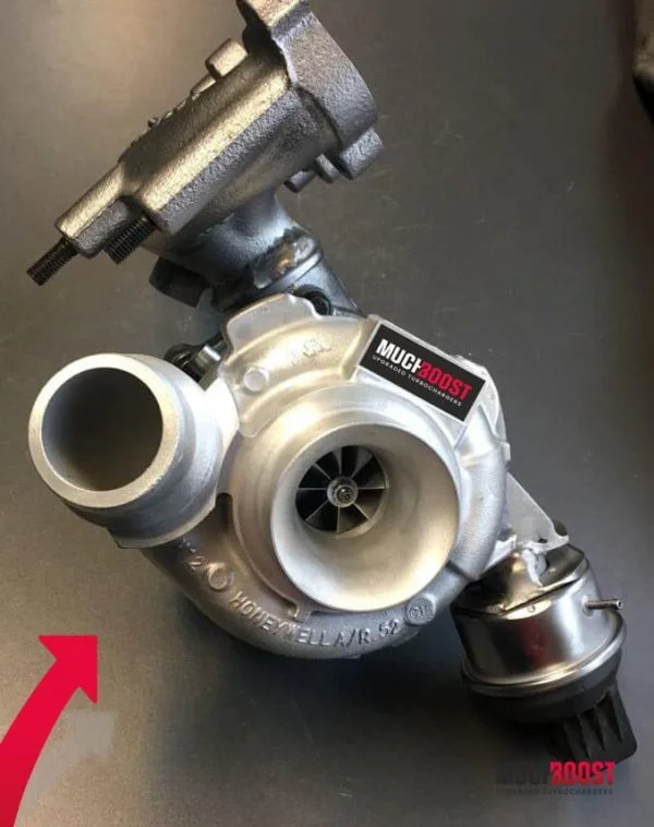 Billet Wheel GTD1752VRK vacuum converted with welded 1.6/1.9/2.0 TDI manifold - Image 2