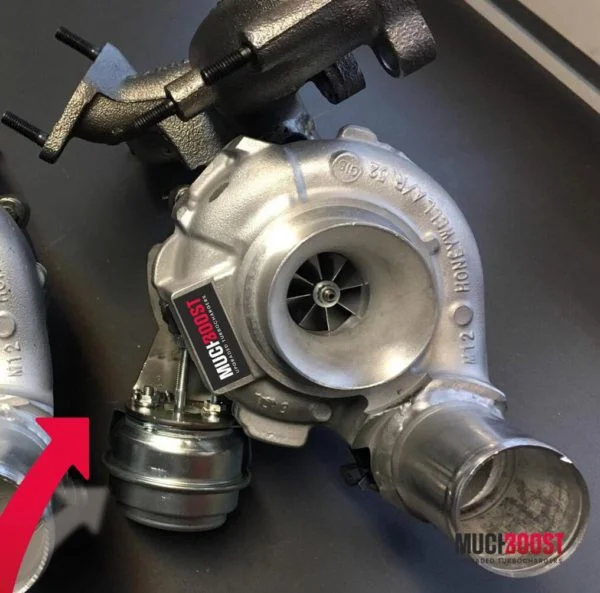 Billet Wheel GTD1752VRK vacuum converted with welded 1.6/1.9/2.0 TDI manifold