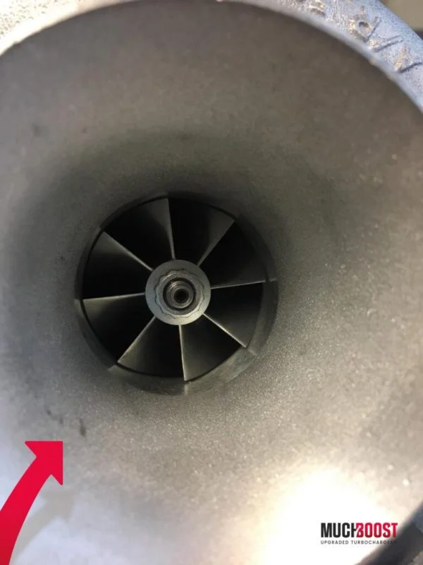Billet Wheel GTD1752VRK vacuum converted with welded 1.6/1.9/2.0 TDI manifold - Image 3
