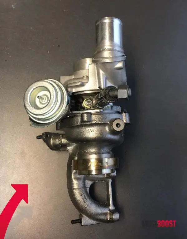 Billet Wheel GTD1756VRK Hybrid Turbo Upgrade vacuum converted with a welded 1.9/2.0 TDI Manifold - Image 10