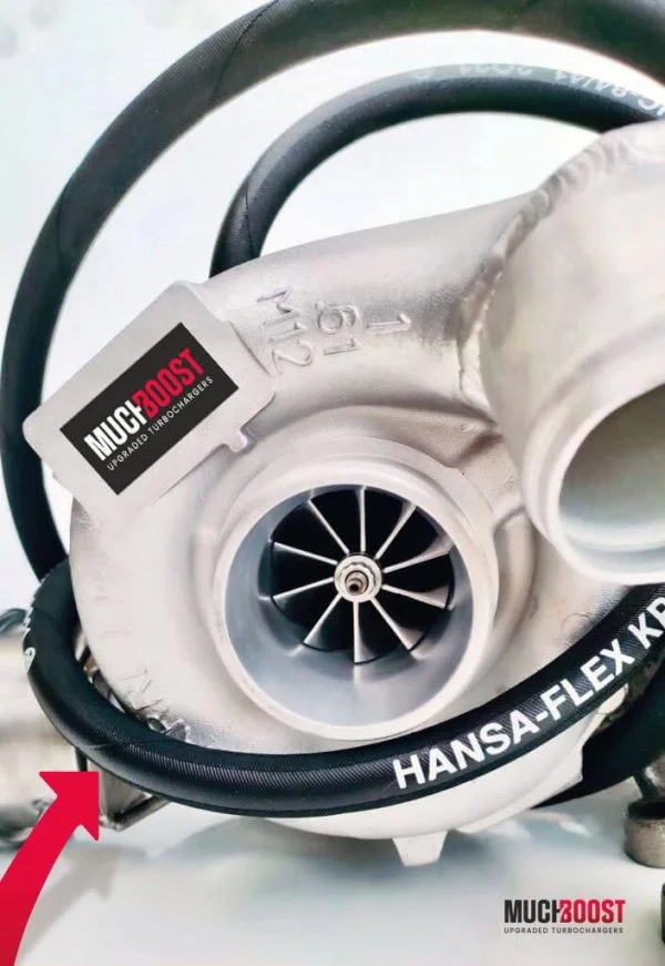 GTB2062VKLR Ball Bearing Hybrid Turbo vacuum converted and welded onto stock 1.9 2.0TDI - Image 2
