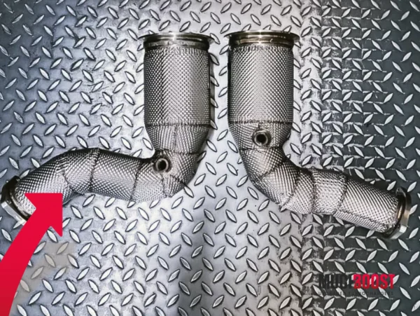 2.9TFSI Custom De-Cat Downpipe Audi RS4 B9, RS5 5F
