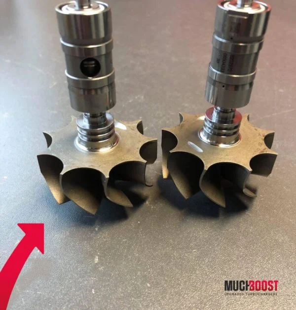 Billet Wheel GTB2565VKLR Ceramic Ball Bearing Hybrid Turbo Upgrade vacuum converted with a welded 1.9/2.0 TDI Manifold - Image 3