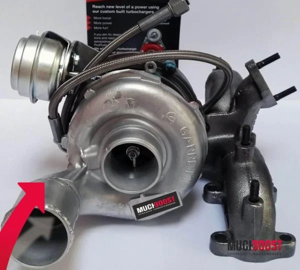 Billet Wheel GTB2565VKLR Ceramic Ball Bearing Hybrid Turbo Upgrade vacuum converted with a welded 1.9/2.0 TDI Manifold