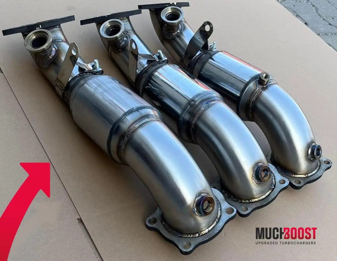 Alfa Romeo 2.0T De-Cat/Sport Cat 100CPSI Downpipe for Alfa Romeo Giulia, Stelvio - Image 2