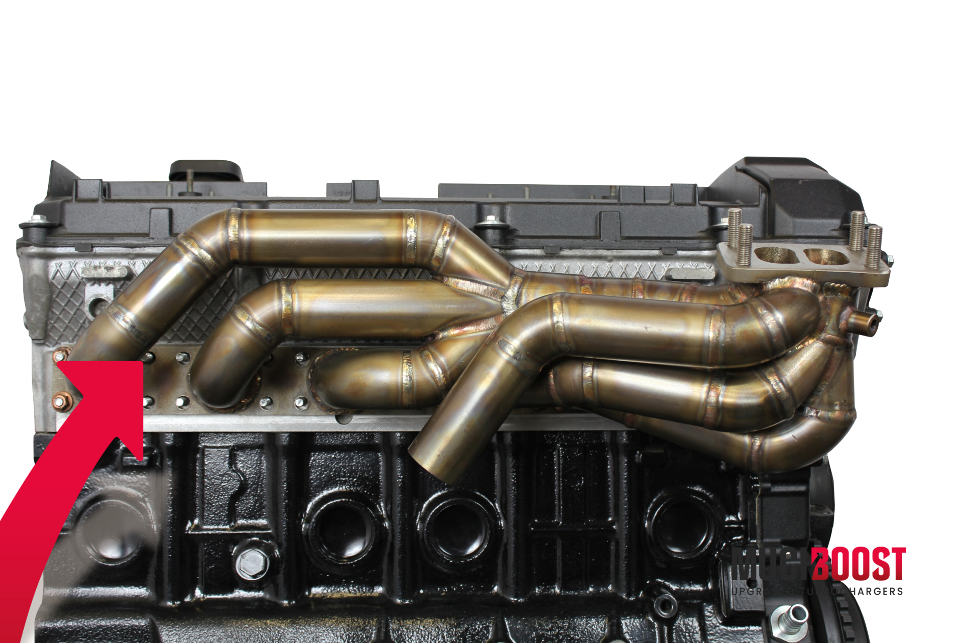 M50, M52 Turbo Tubular 304 Stainless Steel Exhaust Manifold for LHD and RHD BMW E36 - Image 2